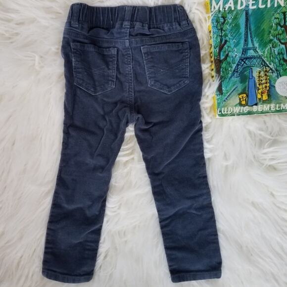 Baby Gap Corduroy Jeggings Slate Gray Size 2 Girl - Picture 2 of 6